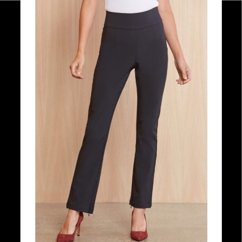 NWT Good American The Exec Pant High Waisted High Rise Black Evereve XS new